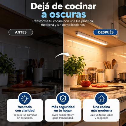 SmartLed™ Barra Luz Led con Sensor de Movimiento │ PROMO 3x1
