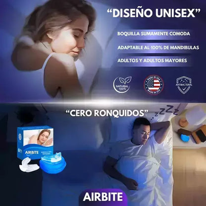 OFERTA ESPECIAL 2X1 AirBite™ Placa Anti Ronquido Apnea Y Bruxismo