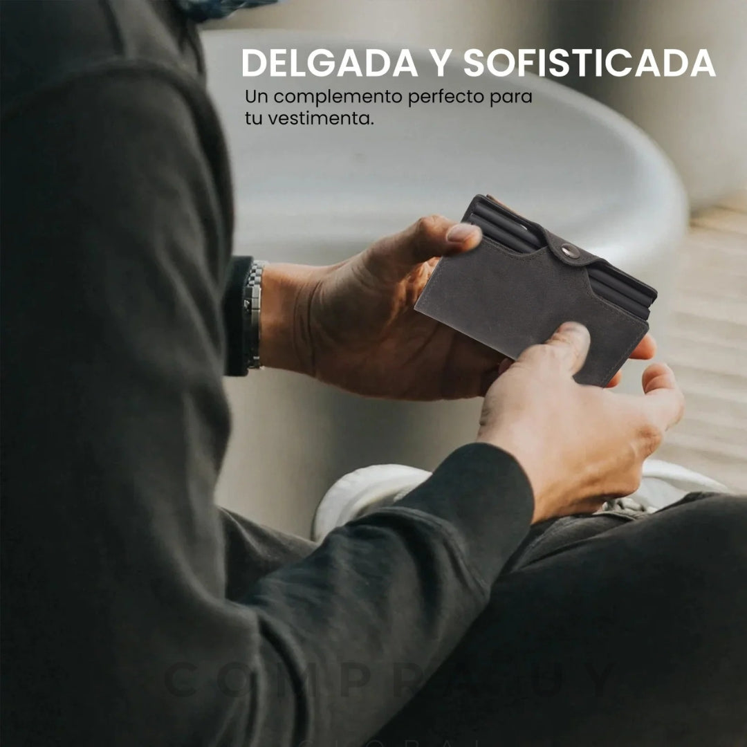Tarjetero Anticlonación Axor™ + Otro de REGALO | Oferta 2x1 | Bloqueo RFID