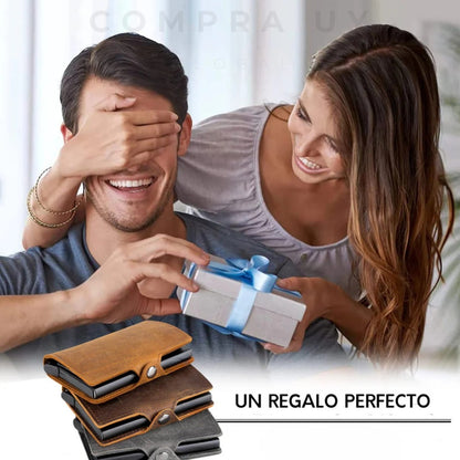Tarjetero Anticlonación Axor™ + Otro de REGALO | Oferta 2x1 | Bloqueo RFID