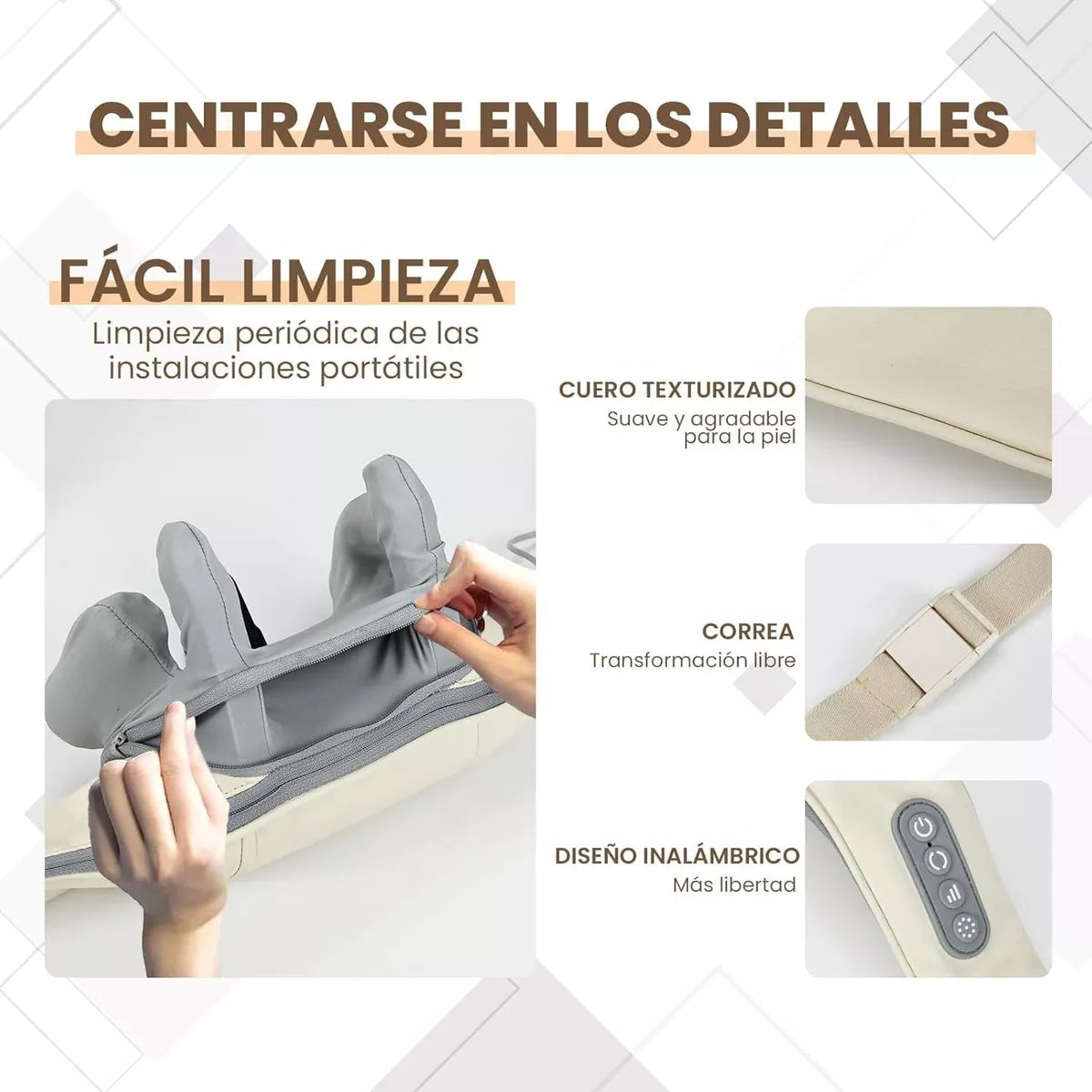 Masajeador Cervical Alivio Inmediato ┃GoldenTech™